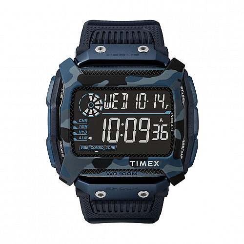 Timex Command™ Shock 54mm Resin Strap - Blue